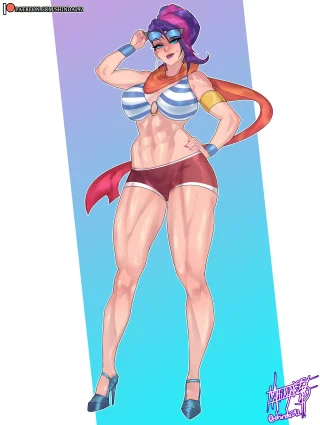 THICC Fiora (Pool-Party) Pinup (Shinda292)
