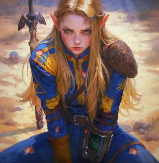 \"Tears of a New Fallout // Zelda + Fallout Mashup\" by Oliver Wetter