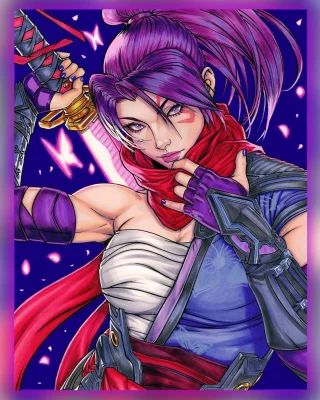 Marvel Rivals Psylocke by Ariel Diaz