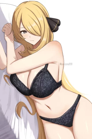 Lingerie Cynthia [Pokemon]