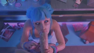 Show me how you can suck a dick [Blue Moon,Cyberpunk] (rigid3d )