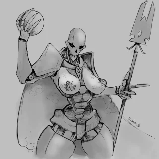 Rare Sexy Necron by @sindio_art