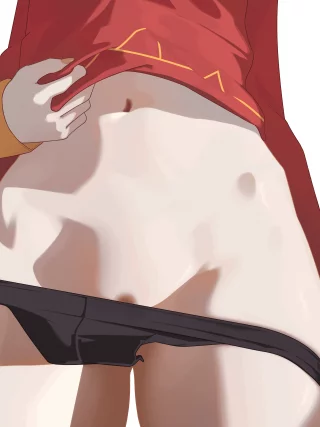 Megumin\'s tummy [Konosuba]