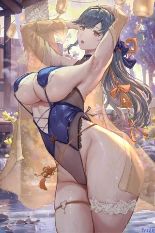 Busty Babe. (frize fulei) [Original]