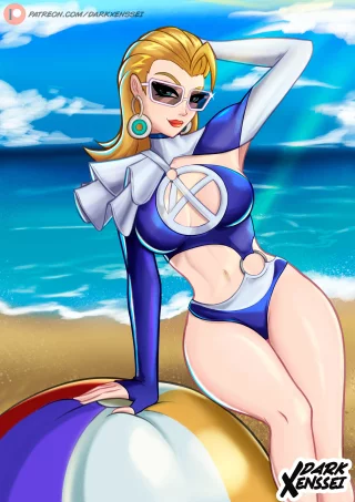 Invisible Woman Susan Storm Bikini Summer (DarkXenssei)