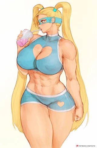 Rainbow Mika (by me)[Street Fighter]