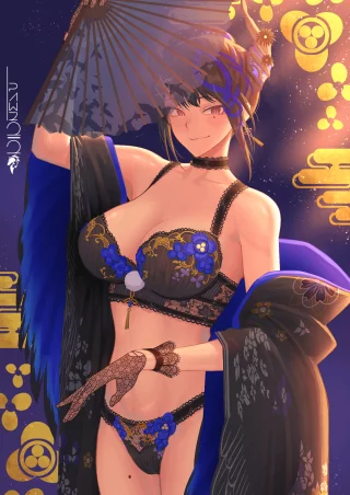 Nerissa in lingerie (pawz212) [Hololive]