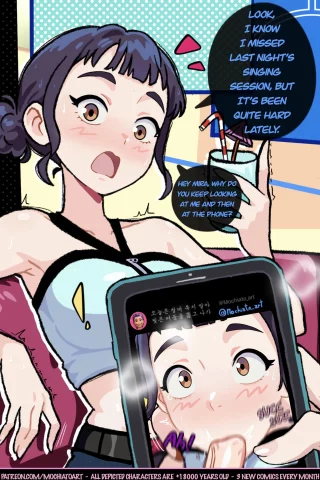 Maybe Zoey is working a bit too hard (Mochiato) [Kpop demon hunters]