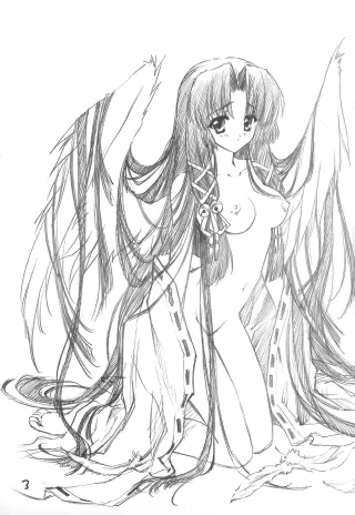 [Artist: CARNELIAN] Kannabi-no-Mikoto undressing herself