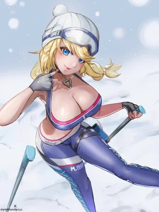Mosin-Nagant skiing (pinkturnip232) [Girls\' Frontline]