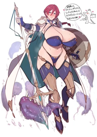 That\'s one dangerous lance she\'s holding