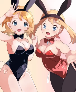 Serena and May [Pokémon]