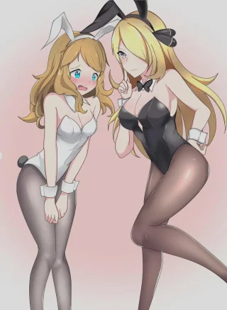 Serena and Cynthia [Pokemon]