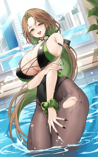 Tights stay on during swiming [Original] (Sayan)