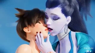 Tracer and Widowmaker 3some (Ent duke)