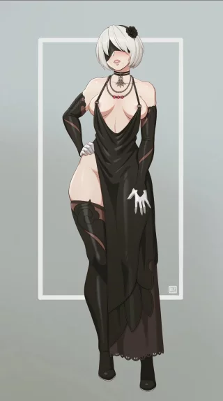 2B look amazing and gorgeous in that dress (Riz)