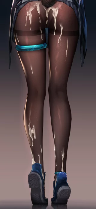 Amiya\'s cummed on tights [Arknights] (Ten no Hoshi)