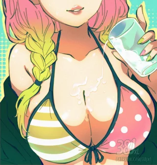 Mitsuri summer thirst ( by outrageouswork)