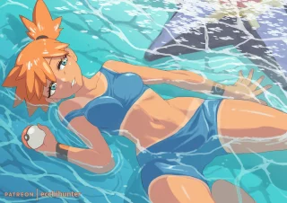Misty waiting for a trainer (ecchihunter) [Pokemon]