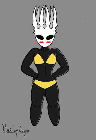 Pale King in bikini