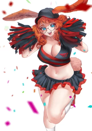Aurora is here too celebrate with the winners of the 2025 league world championship (liilica) [league of legends]