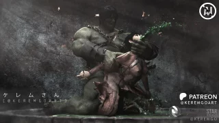 EVE Vs HULK - Art By Me (d3ogmerek)