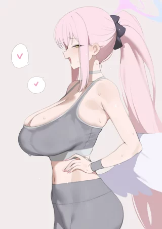 Yoga Pants Mika (Toma) [Blue Archive]