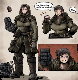 One of the best companions in Fallout: New Vegas, Veronica by rnrqkq123