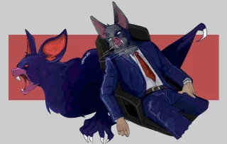 Sonar from Dispatch art by Marshihi