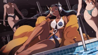 Nessa going as Elesa for Halloween [Pokemon]