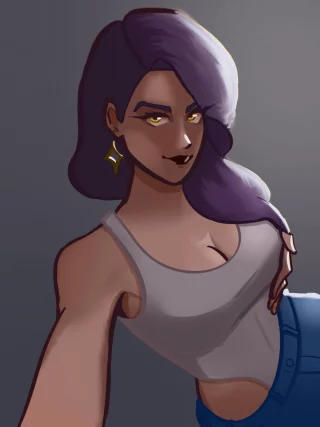 Malevola, but she\'s... human!!