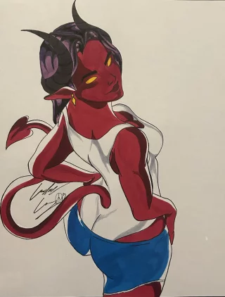 Malevola commission by @allartworkbyaidan on Instagram