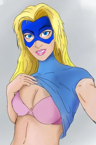 Blonde Blazer (by me) - This is my first digital art