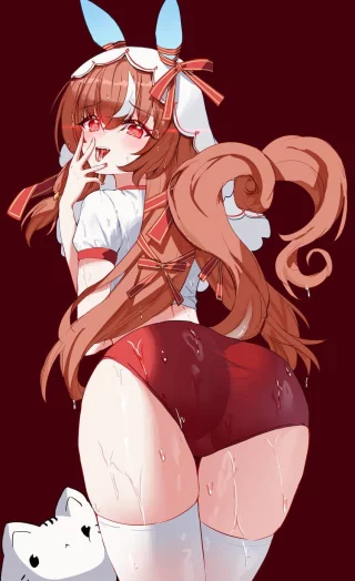 Sweaty Still in Love Giving a Seductive Look [Umamusume]