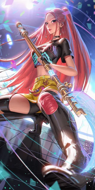 Beautiful Mira Striking a Pose [Kpop Demon Hunters]
