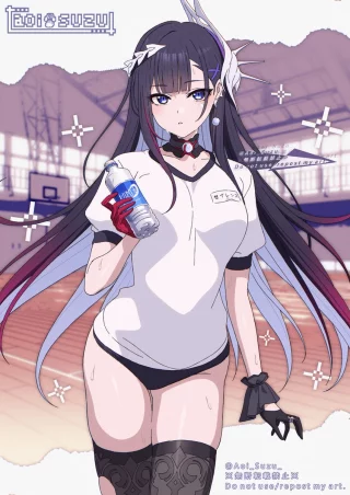 Hysilens Looking Beautiful in Buruma [Honkai]
