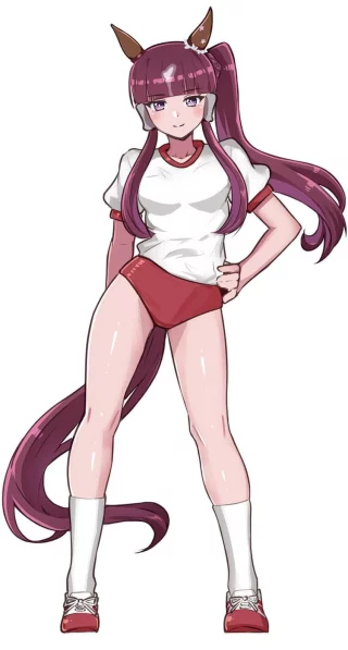 Lucky Lilac Posing in Buruma [Umamusume]