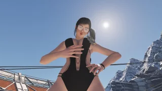 Best swimsuit goes to Hailey, always