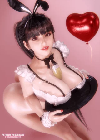 New Year\'s Eve with bunny Eve (Pantsushi)