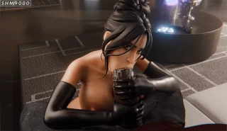 Kim giving the sloppiest of tops (SuperHentaiMaster9000) [Fortnite]