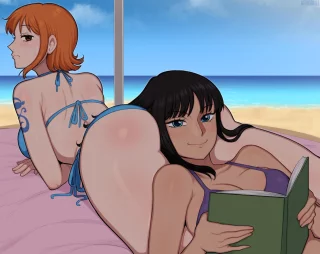 Nico Robin\'s perfect pillow (afrobull) [One Piece]