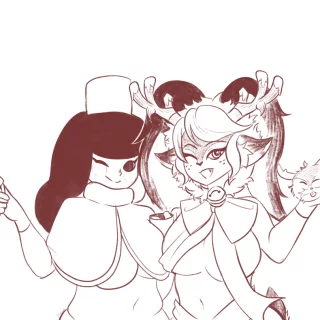 Hot Cocoa and Poppy for the Holidays (CoomerRacoon)