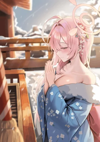 Happy New Year and Birthday Hanako (hyurumari)
