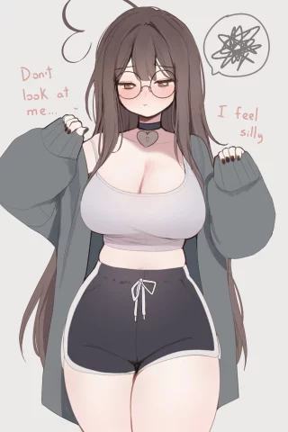 She doesn\'t like her new glasses [Artist\'s Original]