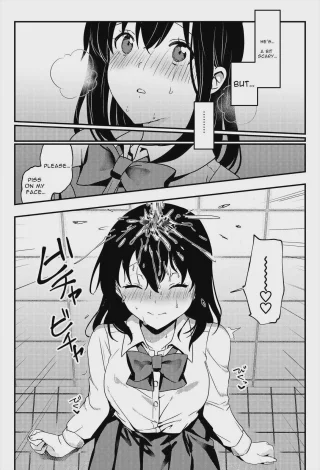 At first she was hesitant and then she just gave in
