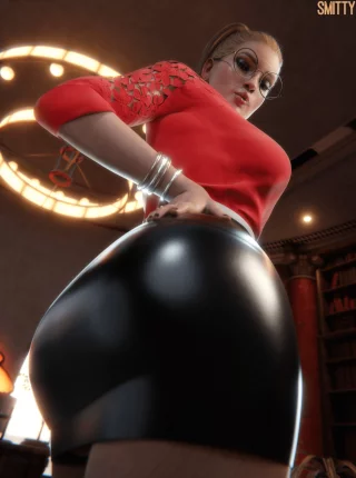 Harley as Mrs. Quinzel (Smitty)