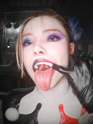 Harley Quinn Mouth Ready for Cock (Checkpik)
