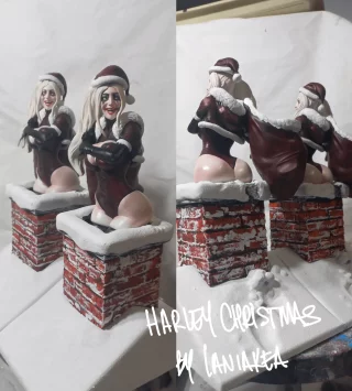 Santa Harley figure. by [Laniakea]. Still available :)