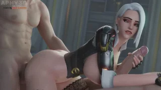 ashe “distracting” two enemies at once~ [aphy3d]