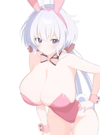 Chris Yukine in a bunny suit 🐰 [Symphogear]
